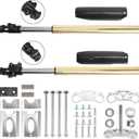 Complete 45mm/48mm Front Fork Shocker and Triple Clamp Handlebar Riser Set for Dirt Pit Pro Trail Bike Motocross Upside Down Shocker 110cc 125cc 150cc