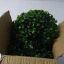 Sunnyglade 2 PCS 7 inch 4 Layers Artificial Plant Topiary Ball Faux Boxwood Decorative Balls for Backyard, Balcony,Garden, Wedding and Home Dcor (7 inch)