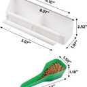 IBWell 4 Pack Bird Feeder for Cage Bird Food Bowl Parakeet Feeder Bird Water Parrot Feeder