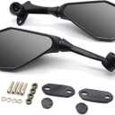Mamiko Motorcycle Rear View Mirrors Compatible with Kawasaki 2018-2021 Ninja 400/2011-2018 Ninja 250 ZX 6R 636 650 300R EX300 ABS Rear Mirror Replacement