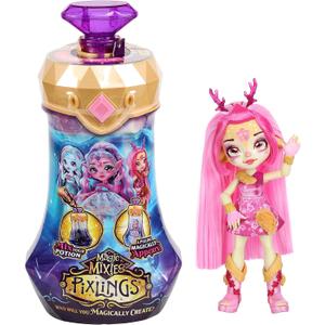 Magic Mixies Pixlings. Deerlee The Deer Pixling. Create and Mix A Magic Potion That Magically Reveals A Beautiful 6.5" Pixling Doll Inside A Potion Bottle!