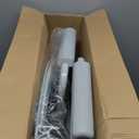 Drive Medical 11148-1 Folding Steel Bedside Commode Chair, Portable Toilet, Supports Individuals Weighing Up To 350 Lbs, with 7.5 Qt. Bucket and 13.5 Inch Seat, Grey