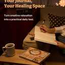 PieceRelax A5 3D Puzzle Journal for Adults, 300 Piece Plastic Jigsaw Book Cover (Includes Notebook) - Alphonse Mucha - The Art Palace, Unique Gift [YA1058]