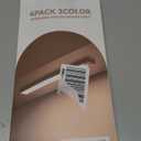 Under Cabinet Lighting Wireless, 4 Pack Motion Sensor Light Indoor with 3 Color Temps, Dimmable Closet Lights Battery Operated, LED Magnetic Light, Rechargeable Under Counter Lights for Kitchen Stairs