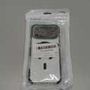 DEERLAMN Strong Magnetic Case for iPhone 17 Pro Max 6.9-Inch,[Compatible with Magsafe][Military Grade Drop Protection] Clear Slim Shockproof Protective Phone Cover-Transparent+Green