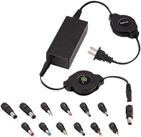 ReTrak Retractable Universal Ultrabook/Netbook/No... Charger, Black (ETCHGNBUNN)