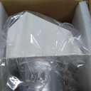 4 Inch Dryer Vent Cover Outside with Mesh, Wall Vent Exhaust Vent Cover Wall Mount Extractor Vent with Flap, Exterior Vent Cover Cap Outdoor Dryer Vent Cover for Dryer Ducting House AC,White