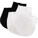 Women's Solid Turtleneck Dickey Collar Wear Outer or in Sweater Hoodie High Neck Mock Collar