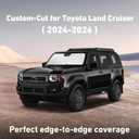 EcoNour Windshield Sunshade Compatible for Toyota Land Cruiser 2024-2025 2026, Sun Visor for Front Windshield & Window Sun Shade Cover, UV Heat Blocker & Protector, Car Accessories