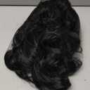 karlery California 70s 80s Rocker Wig Men Women Long Curly Black Halloween Costume Wig