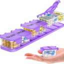 Extra Large Weekly Pill Organizer - Waterproof 7-Day Pill Box, Portable Vitamin & Supplement Case, Easy to Open Design, Ideal for Travel and Daily Medication Management (Purple)