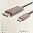 Zgear USB-C to HDMI Cable 6 Foot Supports 4K Resolution & Audio Plug & Play