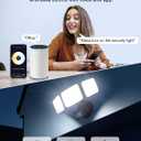 Onforu 100W 9000LM Smart LED Security Lights Motion Sensor Outdoor, WiFi Alexa Flood Light APP Control, 2500K-6500K, Motion Detector with Adjustable 3 Head, IP65 Wall Light for Yard (Black)