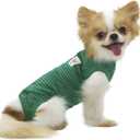 LOPHIPETS Girl Dog Shirts Pajamas  Fits 2.24.5 lbs  Chihuahuas, Yorkies & Teacups  Green Strips/S