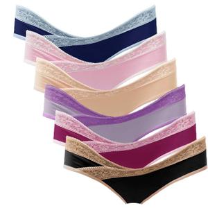 Intimate Portal Cotton Maternity Underwear Under the Bump Pregnancy Postpartum Bikini Panties