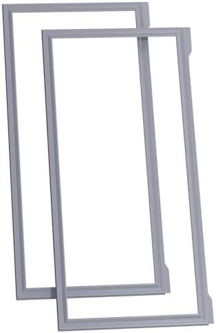 2 Pack-W10830162 Refrigerator Door Gasket Replacement for Whirlpool, Kenmore, Kitchen-Aid Refrigerator Door Seal, 39.7"x16.9" Fridge Door Gasket Seal fit Model WRF535SMBM00, KBFS20EVMS13, IX6HHEXDSM00