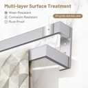 Double Towel Bar,Towel Rack for Bathroom Stainless Steel Wall-Mounted Bathroom Hardware Accessories Brushed Nickel 24 Inch