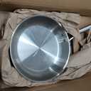 Ninja EverClad Commercial-Grade Stainless Steel 10.25" Fry Pan, Tri-Ply Pans, Oven Safe to 600F, All Stovetops & Induction Compatible, Stainless, C90026