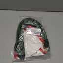 2 x Pipe Cleaners Christmas Tree Ornaments Kit, Pipe Cleaner Craft Set for Holiday Family Activity, Handmade Christmas Hanging Decorations for Car, Wall, Mantels, Bedroom, Classroom, Office (Dark Green)