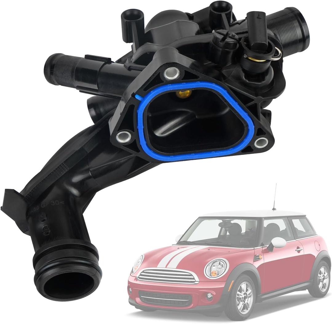 BHB Engine Coolant Thermostat Housing Assembly Compatible with N16 N18 MINI Cooper Clubman Countryman JCW 2011-2016 11538674895