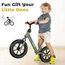 Bobike Toddler Balance Bike Toys for 2 to 5 Year Old Girls Boys Adjustable Seat and Handlebar No-Pedal Training Bike Best Gifts for Kids | Toys, Adjustable Seat, Adjustable Handlebar, Best Gifts for Kids (Green)