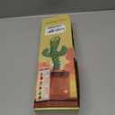 Dancing Talking Cactus Toy, Baby Singing Recording Mimicking Cactus Toy, Repeats What You Say, Musical Interactive Infant Toddler Toys for 1 Year Old Boys Girls