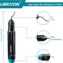 Libraton Copper Tube Cutter 1/4" to 2-3/4", Tube Cutter, Heavy-duty Tubing Cutter for Copper Pipe with Deburring Tool