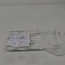 2 Pack Pot Lid Organizer Rack, 6-Tier Pot Lids Holder for Cabinet Door/Wall, No Drilling Adhesive Wall/Door Mounted Rustproof Pot and Pan Cover for Kitchen Storage, White