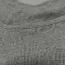 SUUKSESS Women Padded Cotton Ribbed Long Tank Tops 2025 Summer Going Out Basic Scoop Neck Cami Tops (X-Small, Light Grey)