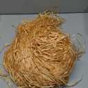 Fovths Luau Grass Table Skirt Natural 9 Feet x 29.5 Inch Hawaiian Table Skirt for Tropical Hawaiian Party Decorations Luau Costume Party, Straw Yellow