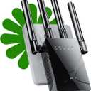 WiFi Extender Signal Booster for Home, 15555 Sq.ft Long Range Internet Repeater-Faster,Strongest Wireless Router Amplifier w/Ethernet Port,Mesh Wi-Fi Repeater Support 99% Devices,1-Tap Setup