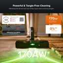 roborock H60 Hub Pro Cordless Stick Vacuum Cleaner with Auto-Empty Dock, 170AW Suction for Carpets and Pet Hair, Vacuum Cleaners with 80-Min Runtime, Anti-Tangle Brush, 140 Green LED Dust Detection