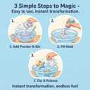 Magic Water Elf Toy Kit Refill & DIY Slime Squishy Making Kit for Kids, STEM Arts & Crafts Family Activity, Indoor Rainy Day & Holiday Fun(24 Bottles:12 Colors)