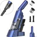 Handheld Vacuum Cordless, 24KPA Powerful Car Vacuum, Rechargeable, Charging Dock, Ergonomic Handle, 2-in-1 Crevice Tool, 1.8lb Portable Vacuum Cleaner with 2-Speed for Car, Home