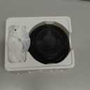 Hupoaf Bluetooth Shower Speaker, Wireless Bluetooth 5.3, HD Sound, Portable Speaker with Suction Cup/Hook, IPX7 Waterproof, with LED Light/Time Display, for Bathroom/Outdoor/Party/Beach/Kayak/Gift (Dark-black)