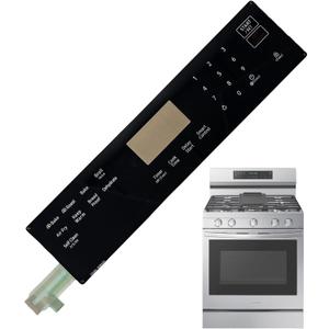 DG96-00850A Range Touch Control Panel,Range Membrane Switch Touchpad Compatible with Samsung Stove Replacement Parts Control Panel Fit Models NX60A6711SS/AA-00,NX60A6711ST/AA-00,NX60A6711SS/AA-01