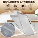 BIEAMA 12 Pack Full Size Baking Sheet Pan Aluminum Commercial Pan for Oven Freezer Bakery Hotel Restaurant 26" × 18"