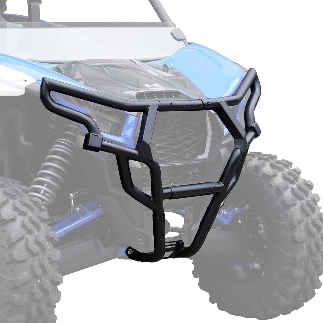 HAKA TOUGH Front Bumper Guard Kit for Kawasaki Teryx KRX 1000 2020-2025, Upper & Lower Front Headlight Protector for KRX Accessories, Replace OEM # 99994-1301, 99994-1302