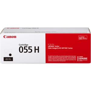 Canon Genuine 055 Black Toner Cartridge High Capacity Compatible with LBP664Cdw, MF741Cdw, MF743Cdw, MF745Cdw, MF746Cdw