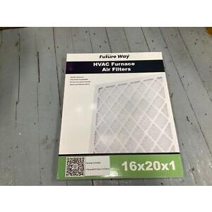 Future Way 16x20x1 Air Filters, 6-Pack with Reusable Frame, MERV 13, MPR 1900 AC Furnace Filters, Space Saving & Cost-effective