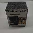 Elite Gourmet EHC-5055 Automatic 5-Cup Brew & Drip Coffee Maker with Pause N Serve Reusable Filter, On/Off Switch, Water Level Indicator