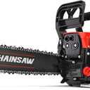 62CC Gas Chainsaw, 20 Inch Power Chain Saw, 2-Cycle Handed Petrol Chainsaws Gasoline Chainsaws Garden Tool for Cutting Trees, Wood, Outdoor Home Garden and Farm Use