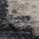 Washable Area Rugs 6'x9' Non-Slip Modern Abstract Soft for Living Room Entryway Bedroom Nursery, Print Pattern, Black Navy Blue Gray