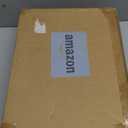 Rosefray Golf Cart Enclosure,2+2 Golf Cart Drivable Enclosure Rain Cover Short Roof 58" EZGO, Club Car- Durable Door Zipper - (4 Seater Golf Cart Cover) 4-Sided Clear Windows-Black