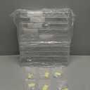 6 Pack Clear Acrylic Single Pocket, Plastic Hanging Wall Mount File Holder for Office Home, Clear