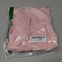 LOLONG Womens Short Sleeve Ribbed T Shirts Summer Casual Square Neck Lace Patchwork Tops (Pink)