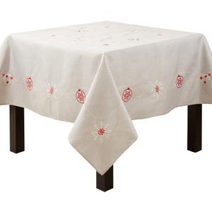 Embroidered Ornaments Tablecloth (70")