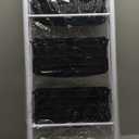 SocTone 3 Step Ladder, Folding Step Stool for Adults with Handle, Lightweight, Perfect for Kitchen& Household, 500lbs Capacity Sturdy Steel Ladder White