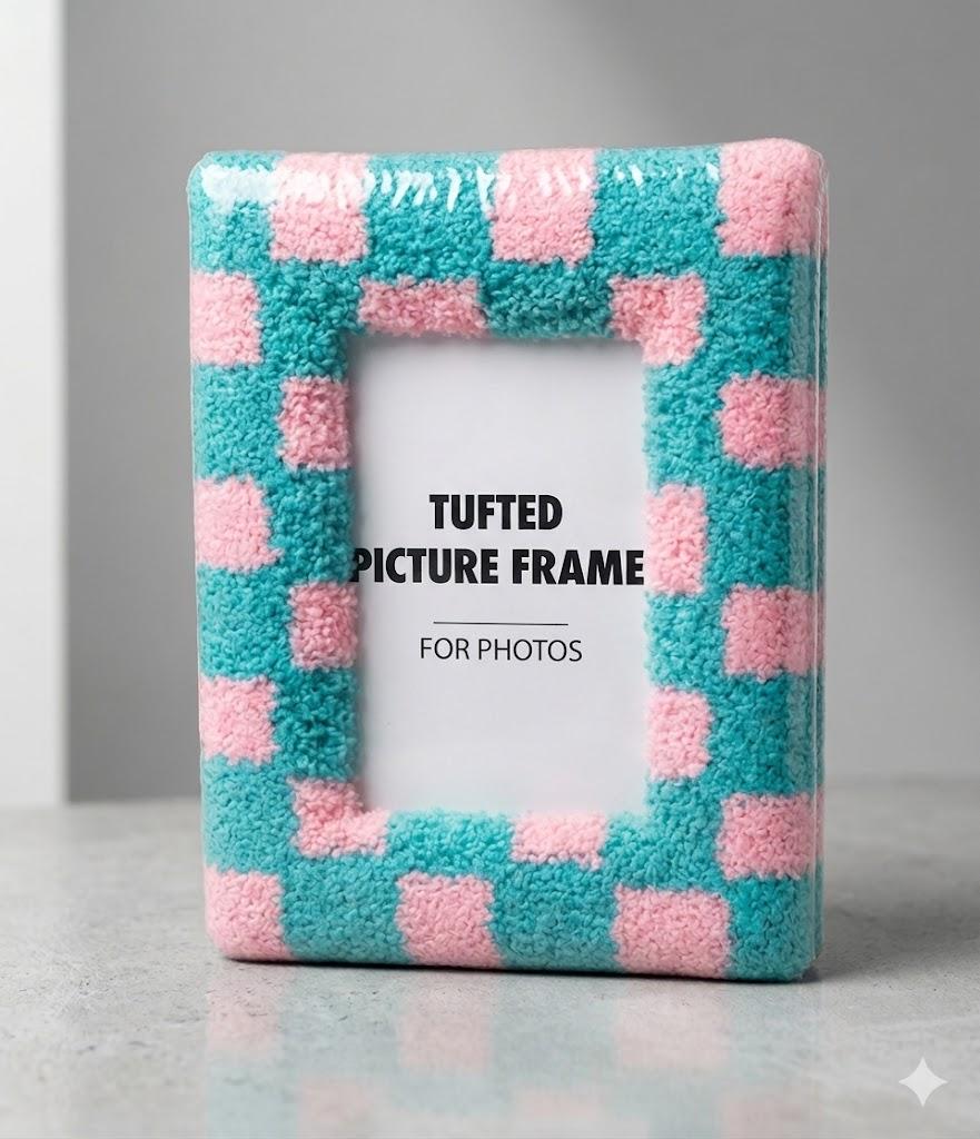 Tufted Picture Frame 2 Pack 

size 4x6 in