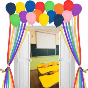 AmazingSpark 3D Balloon Paper Classroom Door Decor Balloon Theme Back to School Cutouts Wall Door Decorations for First Day of School Kindergarten Preschool Classroom Party Supplies